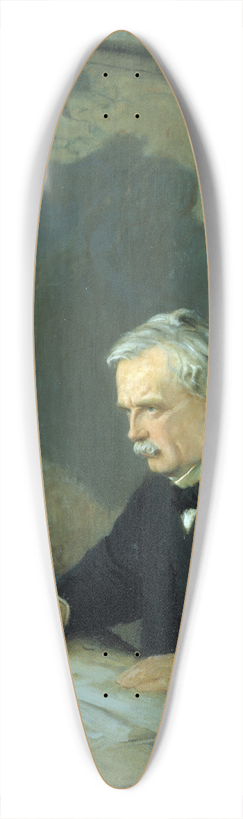 Douglas Volk - Lloyd George 39.3 inch art pintail longboard deck