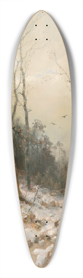 Dsir Thomassin - Shepherd Returning Home 39.3 inch art pintail longboard deck
