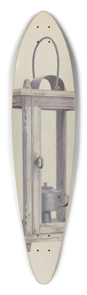Earl Butlin - Lantern 39.3 inch art pintail longboard deck