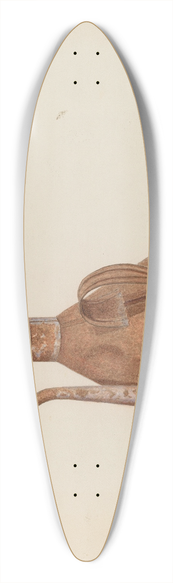 Earl Butlin - Oil Can with Spout 39.3 inch art pintail longboard deck