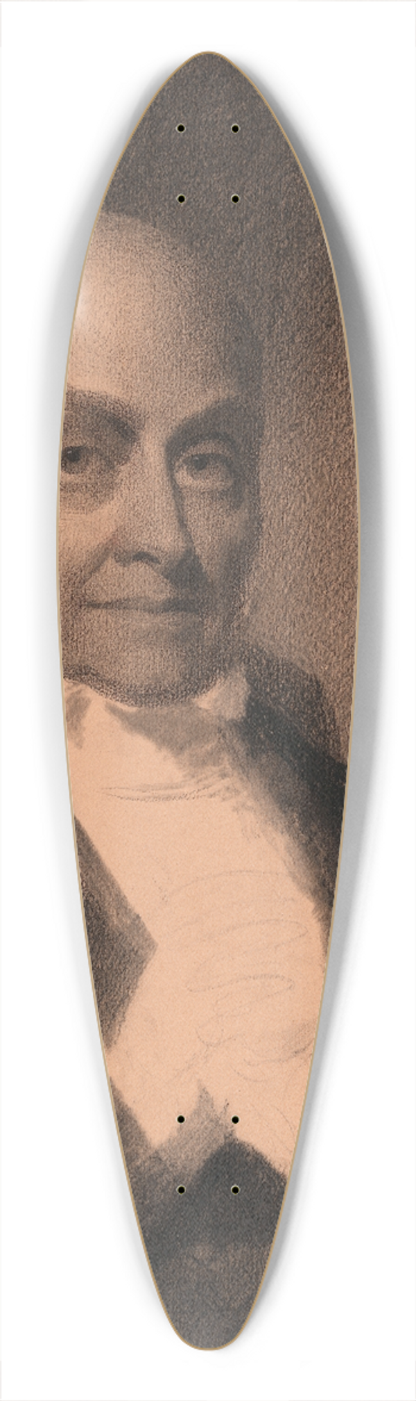 Eastman Johnson - John Quincy Adams 39.3 inch art pintail longboard deck