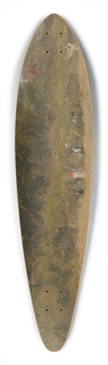 Eastman Johnson - Landscape Sketch 39.3 inch art pintail longboard deck