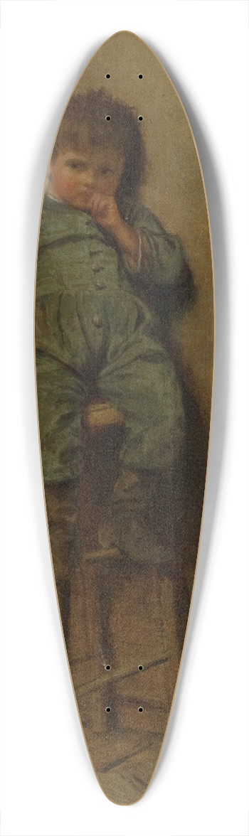 Eastman Johnson - Little Boy on a Stool 39.3 inch art pintail longboard deck