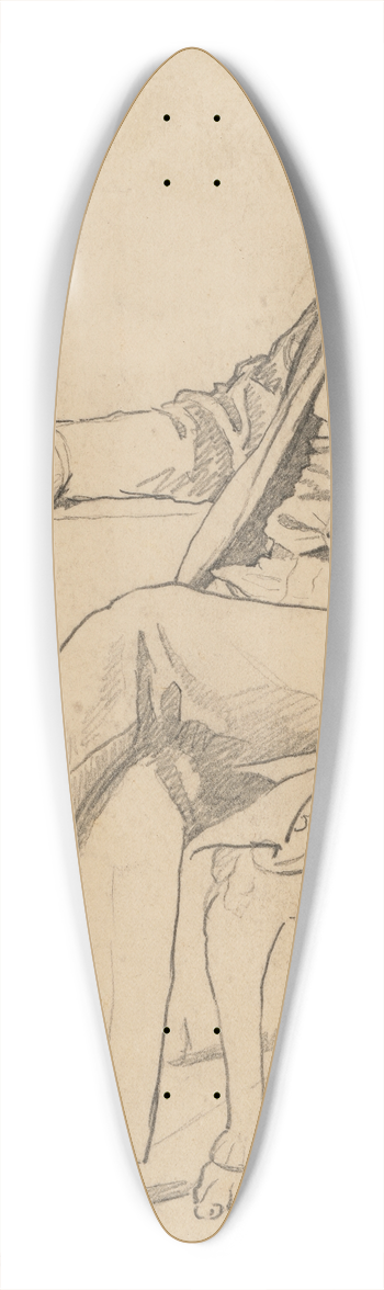 Eastman Johnson - William Henry Vanderbilt 39.3 inch art pintail longboard deck