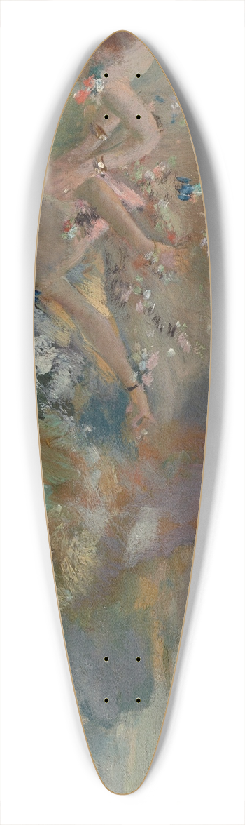 Edgar Degas - Deux danseuses sur la scne 39.3 inch art pintail longboard deck