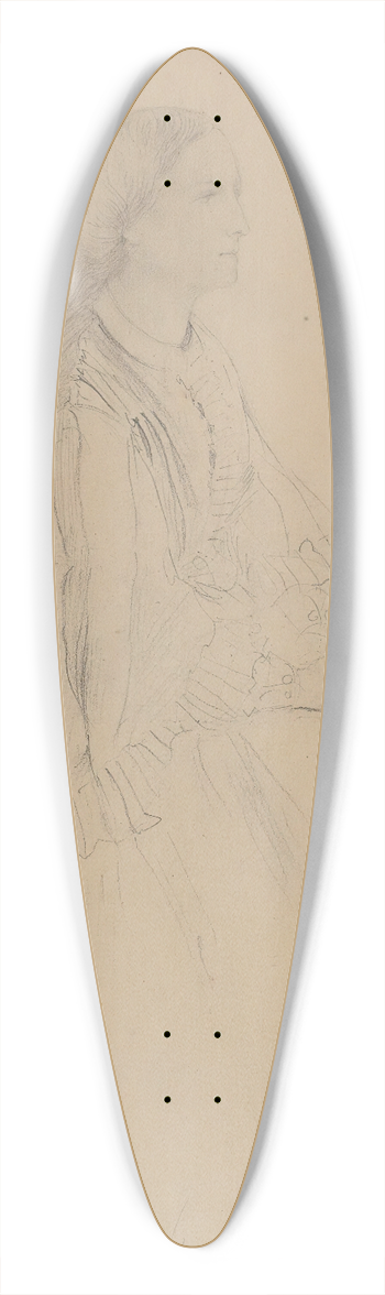 Edgar Degas - Femme Assise 39.3 inch art pintail longboard deck