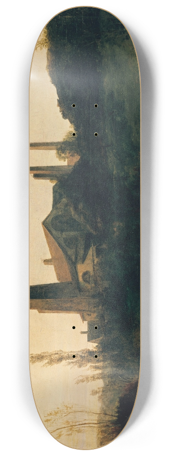 Carl Blechen - The Neustadt-Eberswalde Rolling Mill 8.25 inch art skate deck