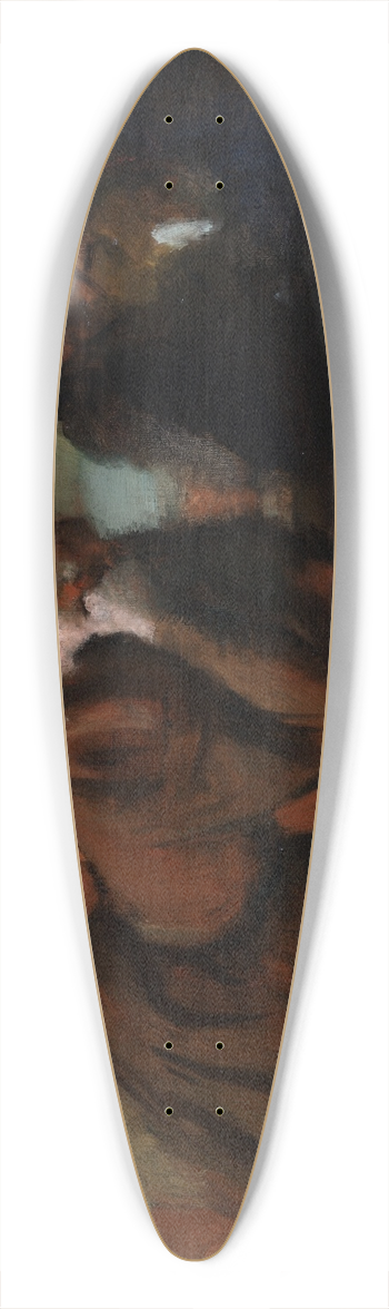 Edgar Degas - TheConversation 39.3 inch art pintail longboard deck