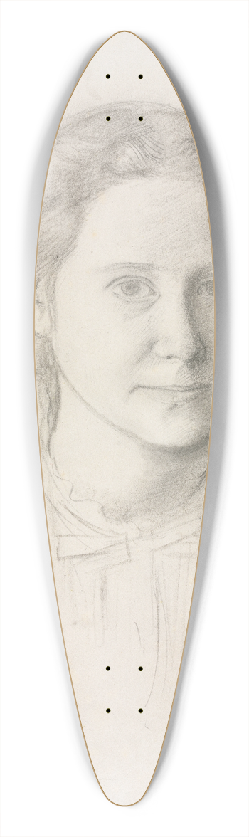 Edgar Degas - Victoria Dubourg 39.3 inch art pintail longboard deck