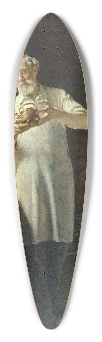 Edgar Melville Ward - The Coppersmith 39.3 inch art pintail longboard deck