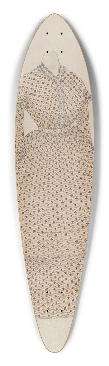 Edith Miller - Dress 39.3 inch art pintail longboard deck