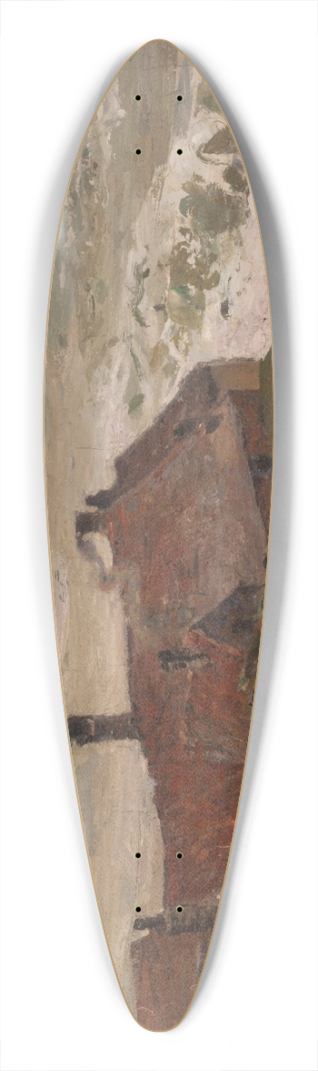 Edmond de Palzieux - Aprs un naufrage 39.3 inch art pintail longboard deck