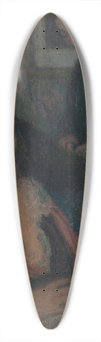 Edmond Francois Aman-Jean - La coiffure 39.3 inch art pintail longboard deck