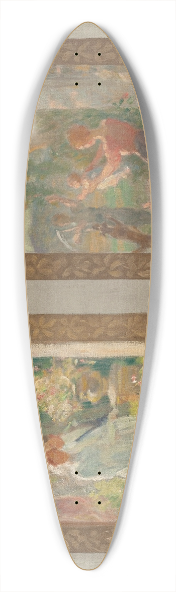 Edmond Tapissier - Le mariage  La famille 39.3 inch art pintail longboard deck
