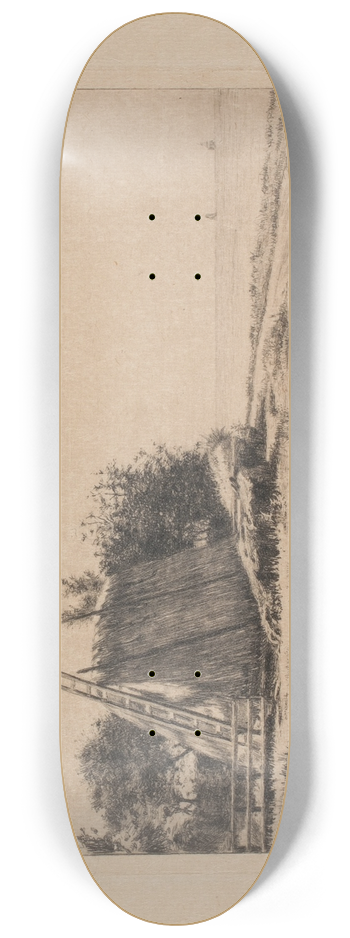 Carl Bloch - Landskabet med Hstakken 8.25 inch art skate deck