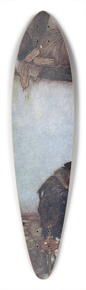Edmund Dulac - The Winds Tale Pl 3 39.3 inch art pintail longboard deck