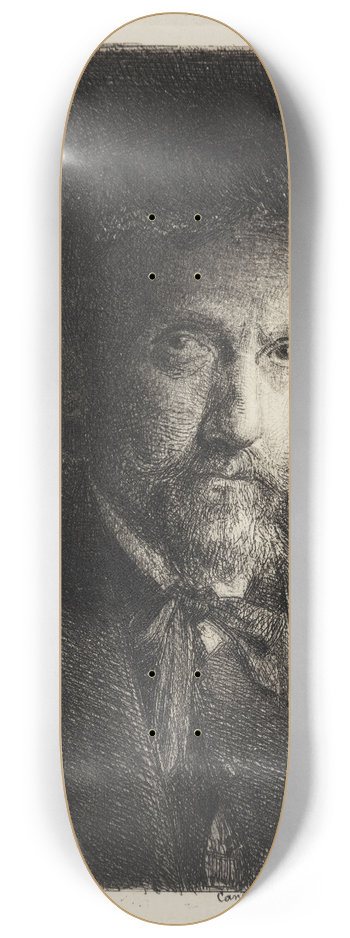 Carl Bloch - Self-portrait 8.25 inch art skate deck
