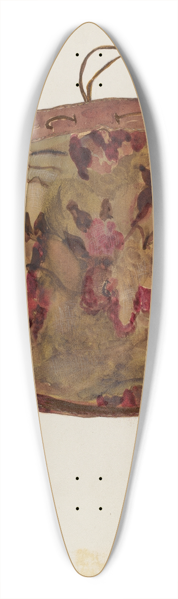 Edna C. Rex - Carpet Bag 39.3 inch art pintail longboard deck