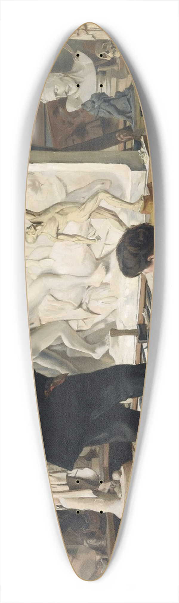 Edouard Dantan - My Fathers Studio 39.3 inch art pintail longboard deck