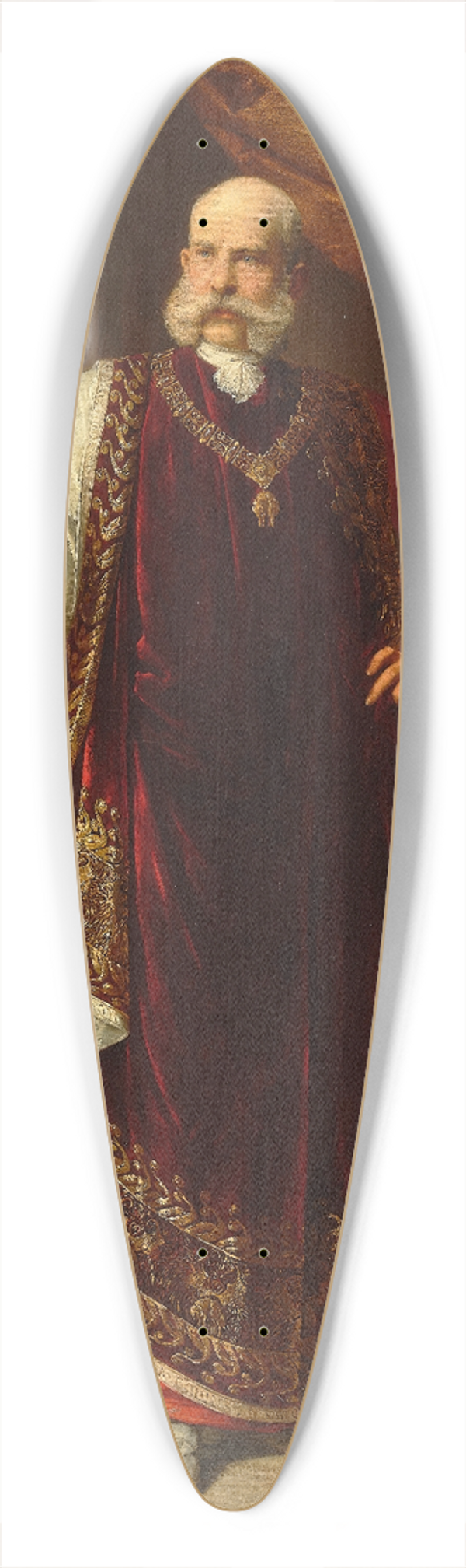 Eduard Lebiedzki - Kaiser Franz Joseph 39.3 inch art pintail longboard deck
