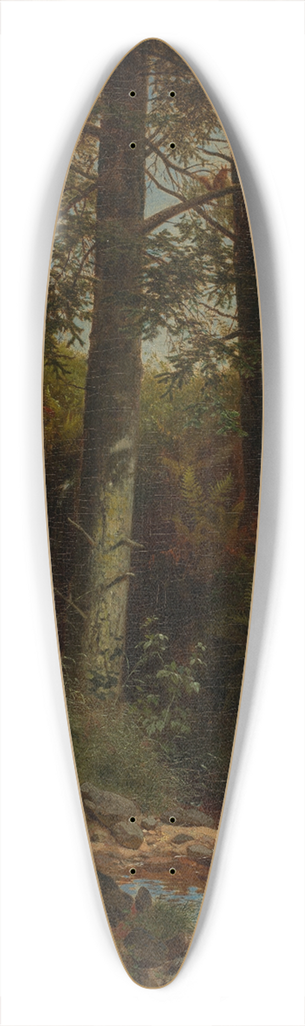 Eduard Leonhardi - Waldeinsamkeit 39.3 inch art pintail longboard deck