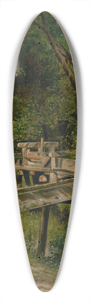 Eduard Majsch - Mill 39.3 inch art pintail longboard deck