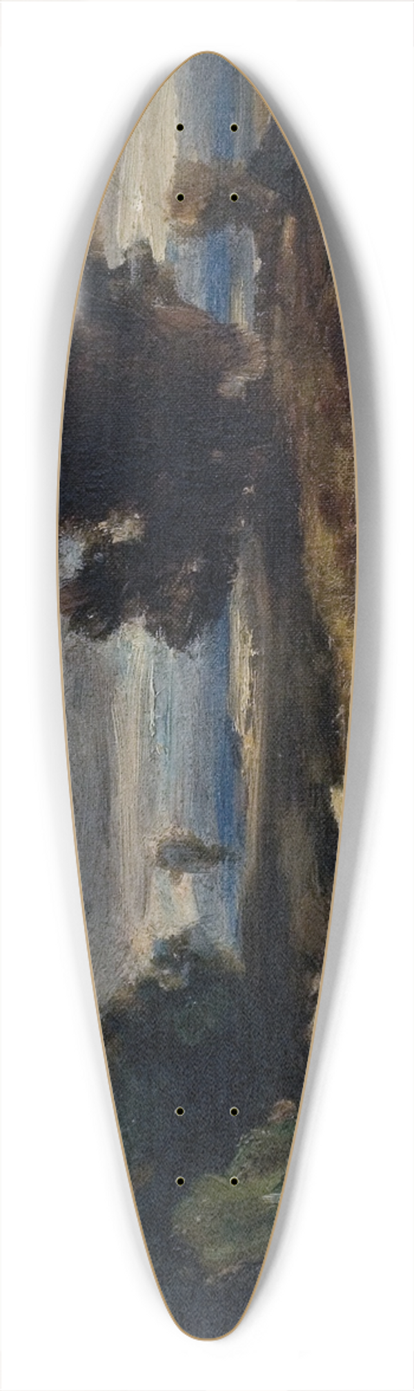 Eduard Peithner von Lichtenfels - Landschaftsstudie 39.3 inch art pintail longboard deck