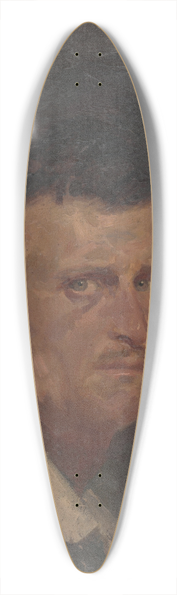 Eduard Putra - Self-Portrait 39.3 inch art pintail longboard deck