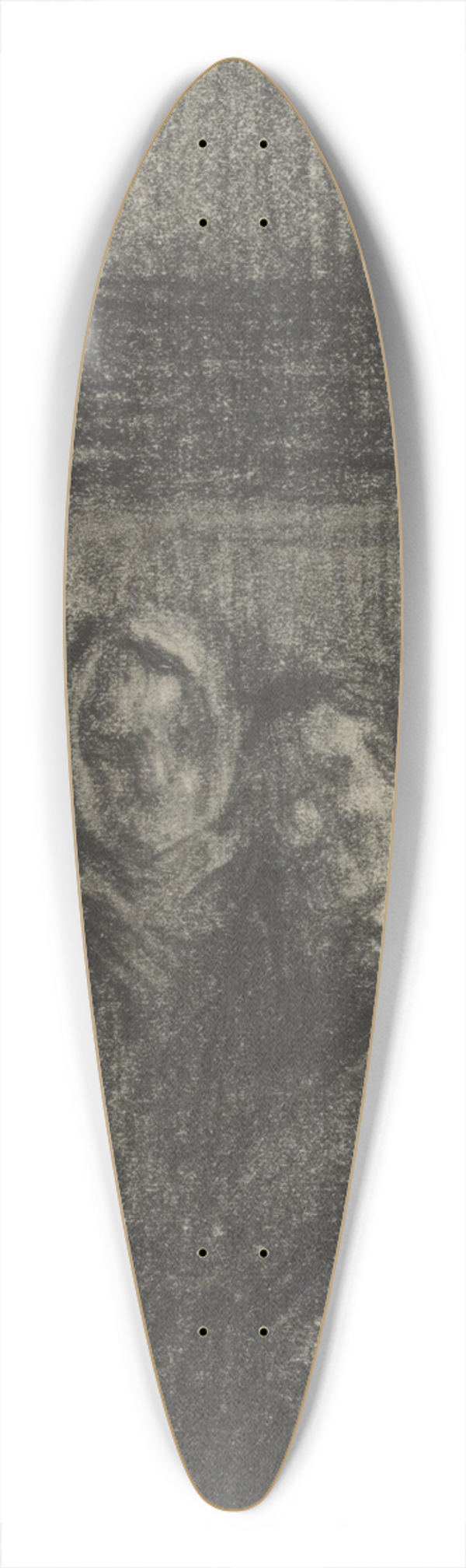 Eduard Putra - Study of Mother with Son 39.3 inch art pintail longboard deck