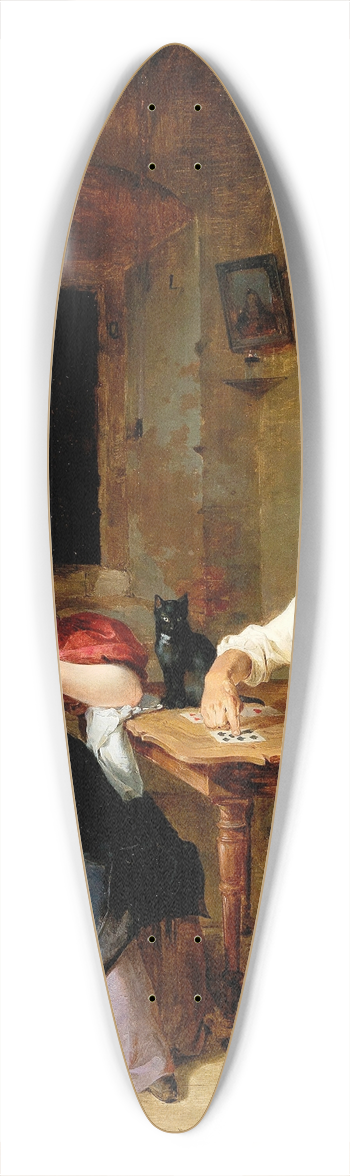 Eduard Ritter - At the Fortune Teller 39.3 inch art pintail longboard deck