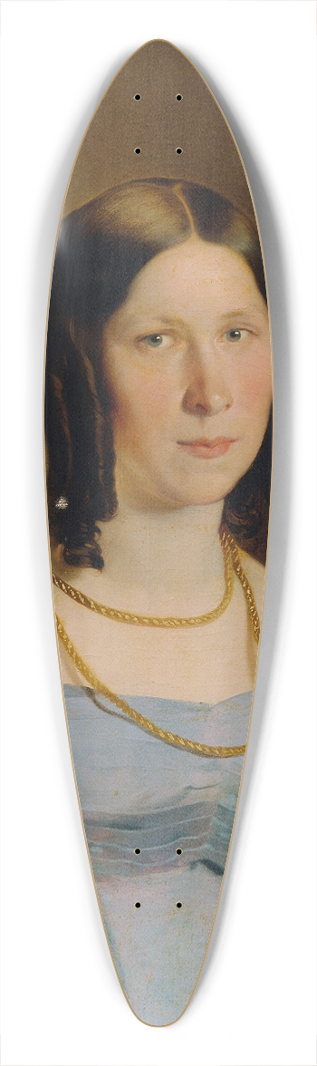 Eduard Swoboda - Damenbildnis 39.3 inch art pintail longboard deck