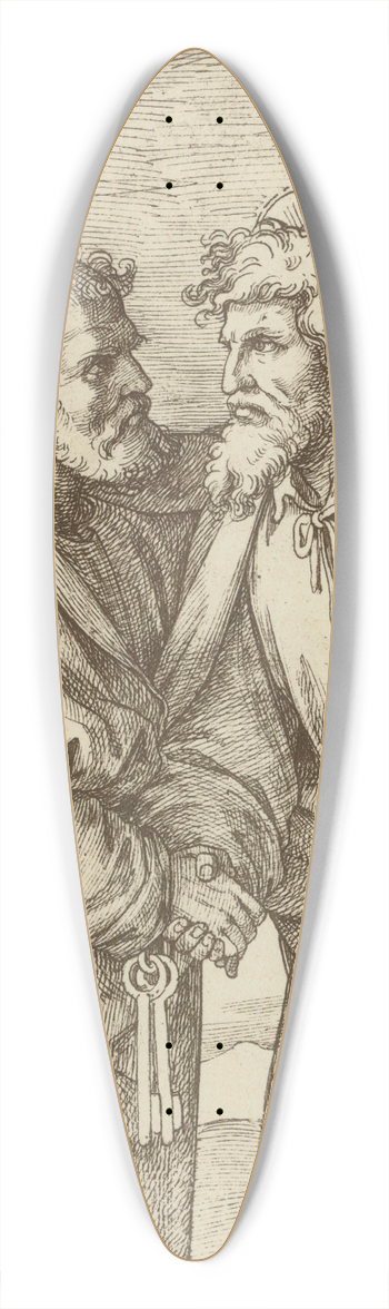 Eduard von Steinle - Abschied der Apostel Petrus und Paulus 39.3 inch art pintail longboard deck