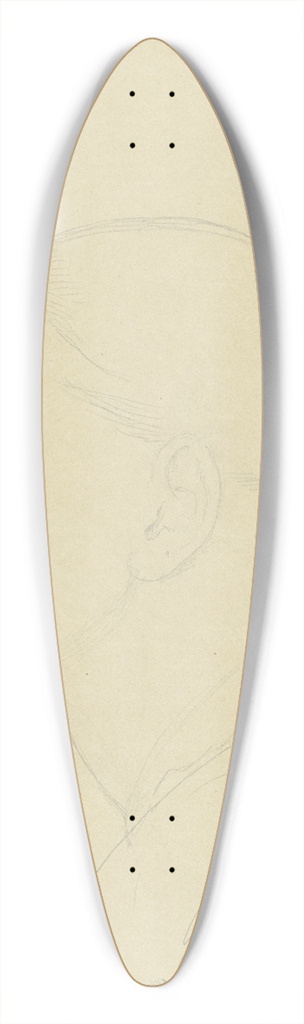 Eduard von Steinle - Gisela von Arnim, im Profil nach links 39.3 inch art pintail longboard deck
