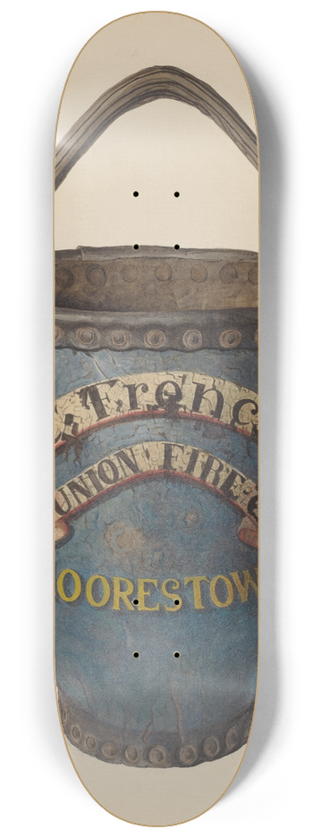 Carl Buergerniss - Fire Bucket 8.25 inch art skate deck