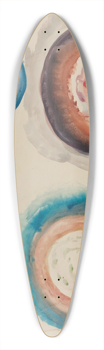 Edvard Munch - Det syke yet. Optiske illusjoner 39.3 inch art pintail longboard deck