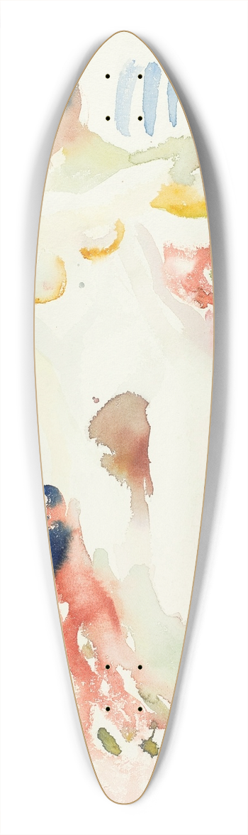 Edvard Munch - Liggende akt 39.3 inch art pintail longboard deck
