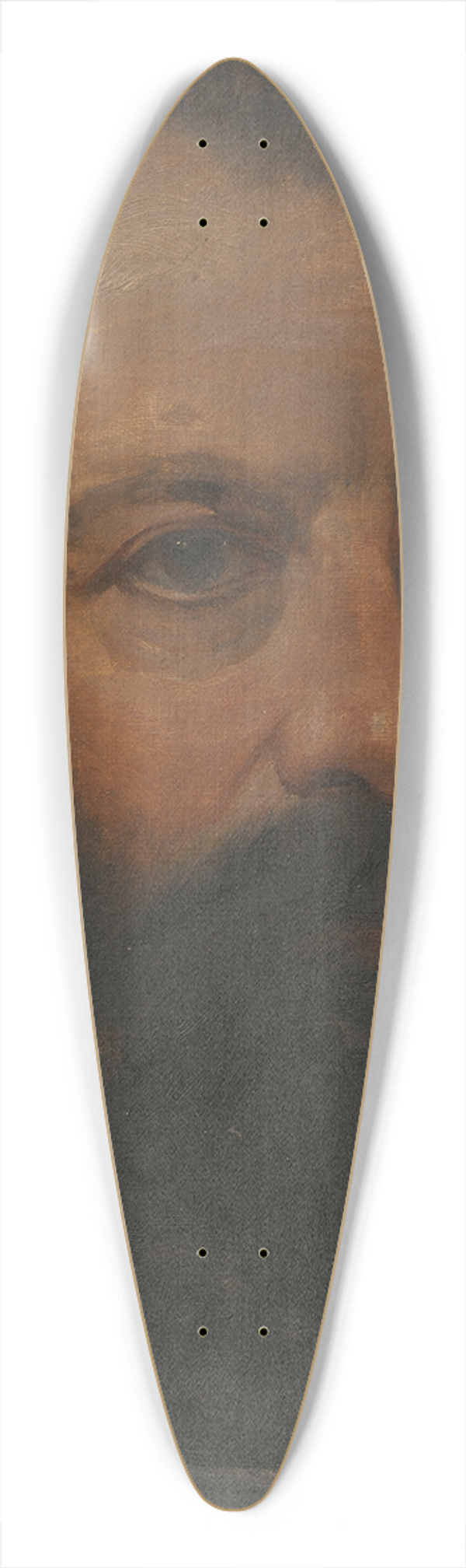 Edvard Persus - Karl XV (1826-1872) 39.3 inch art pintail longboard deck