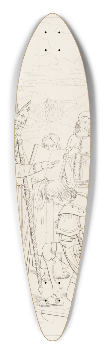 Edvard Sonne - De frste danske kristnes db 39.3 inch art pintail longboard deck