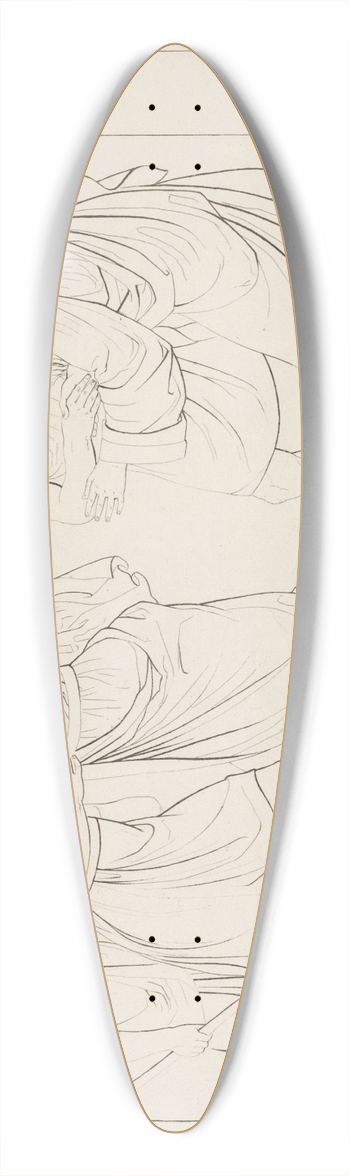 Edvard Sonne - Scene af Tobias` Historie 39.3 inch art pintail longboard deck