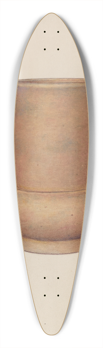 Edward Bashaw - Vase 39.3 inch art pintail longboard deck
