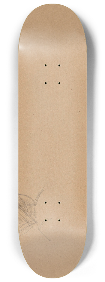 Adolph Tidemand - Kvinnehode 8.25 inch art skate deck