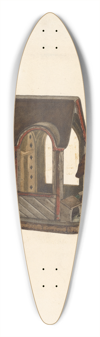 Edward D. Williams - Toy Bank 39.3 inch art pintail longboard deck