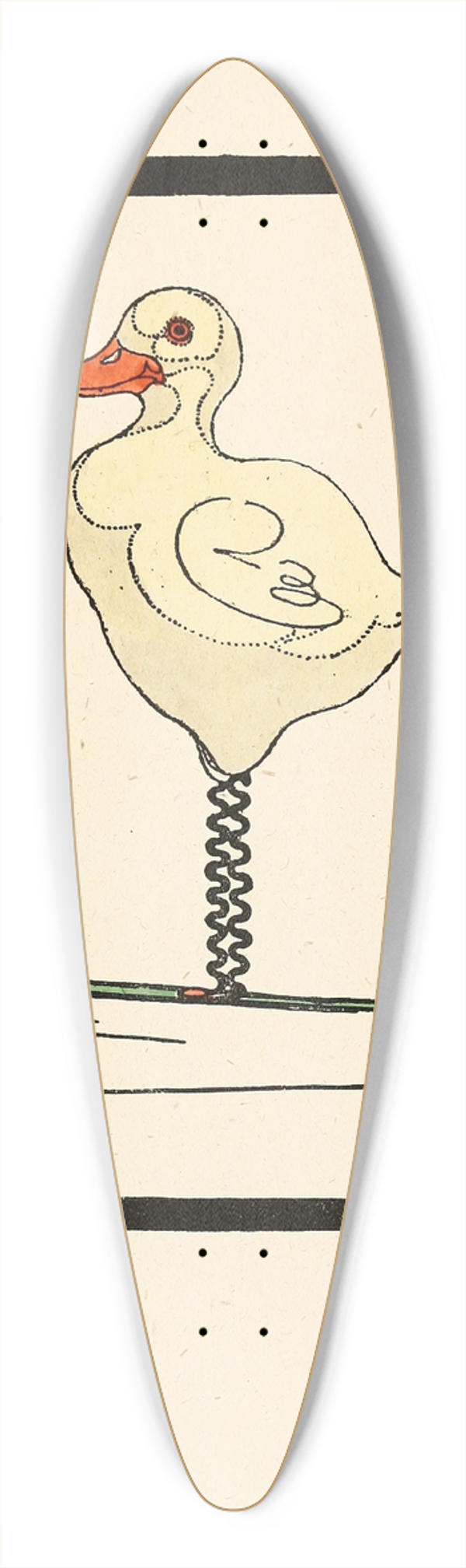 Edward Gordon Craig - Duckling 39.3 inch art pintail longboard deck