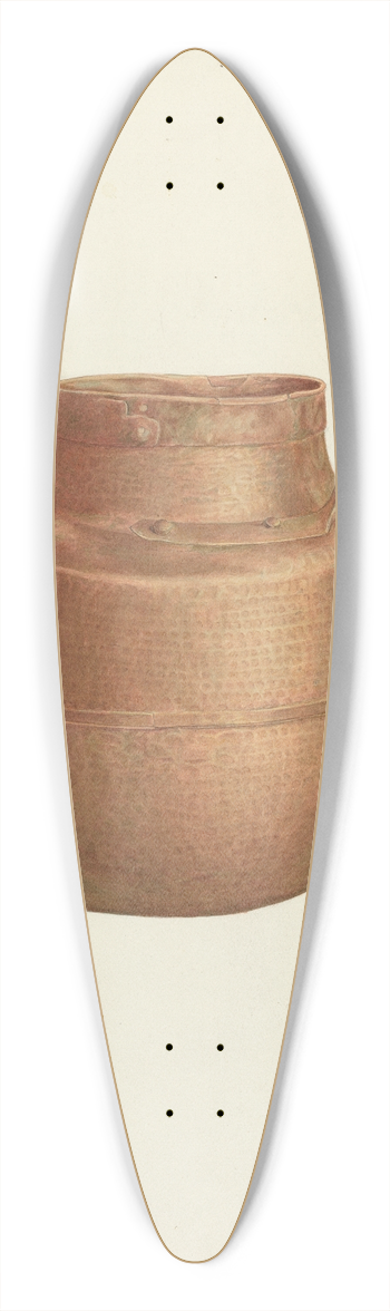 Edward Jewett - Copper Kettle 39.3 inch art pintail longboard deck