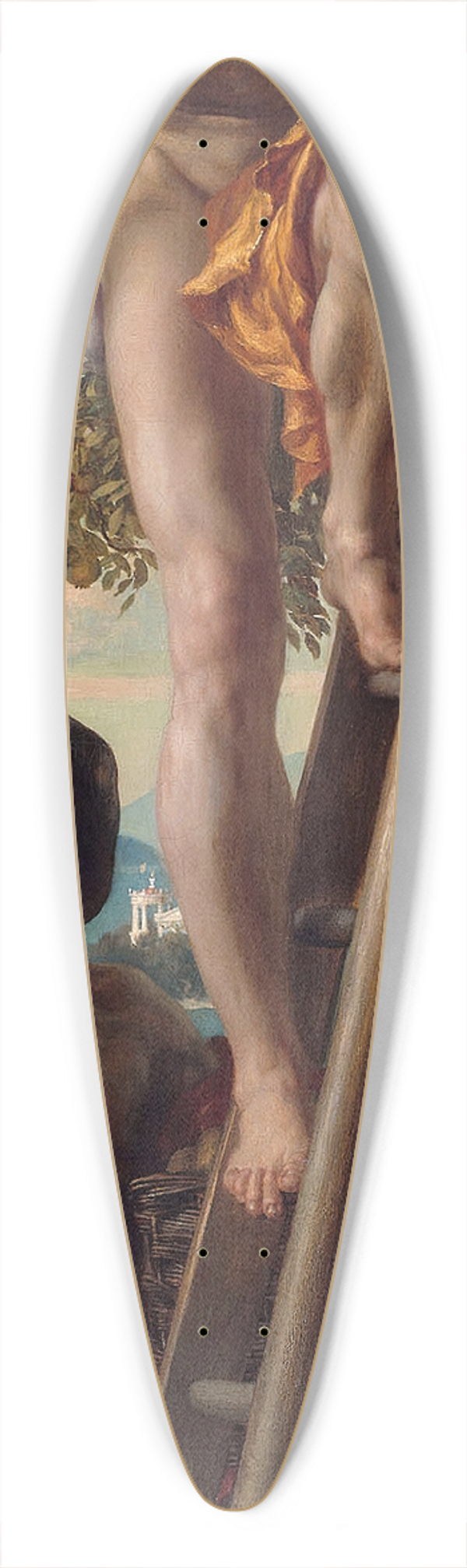 Edward John Poynter - The Golden Age 39.3 inch art pintail longboard deck