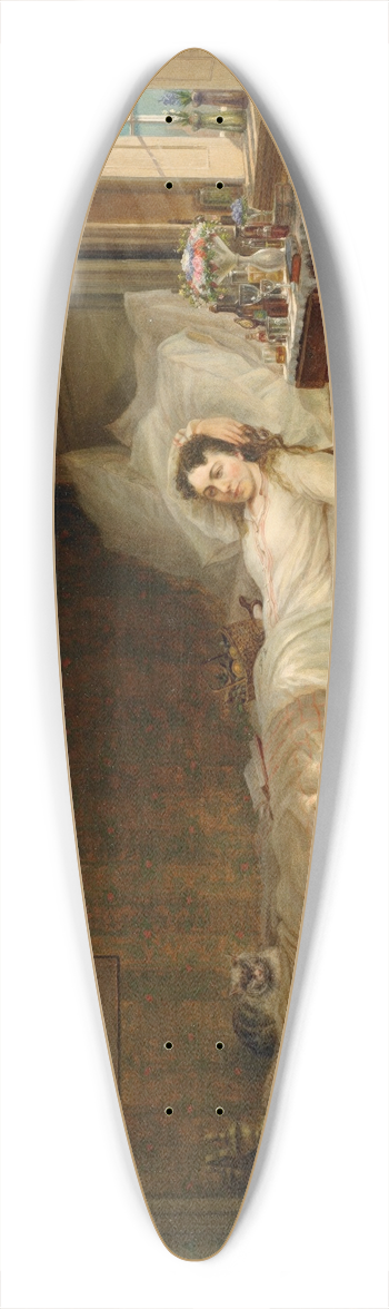 Edward Lamson Henry - The Invalid 39.3 inch art pintail longboard deck