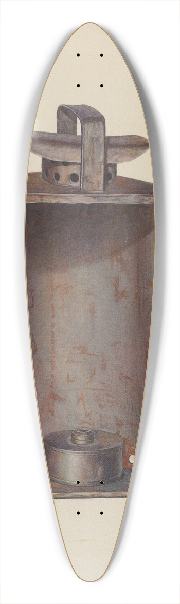 Edward L. Loper - Lantern 39.3 inch art pintail longboard deck