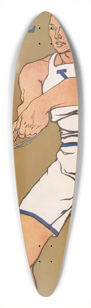 Edward Penfield - Yale 39.3 inch art pintail longboard deck