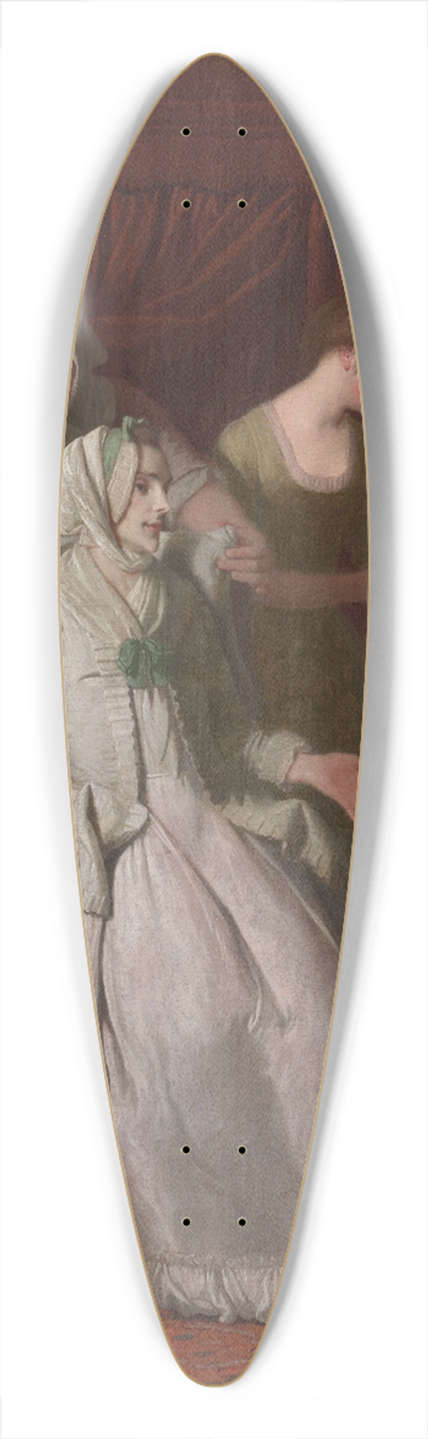 Edward Penny - The Virtuous Comforted by Sympathy 39.3 inch art pintail longboard deck
