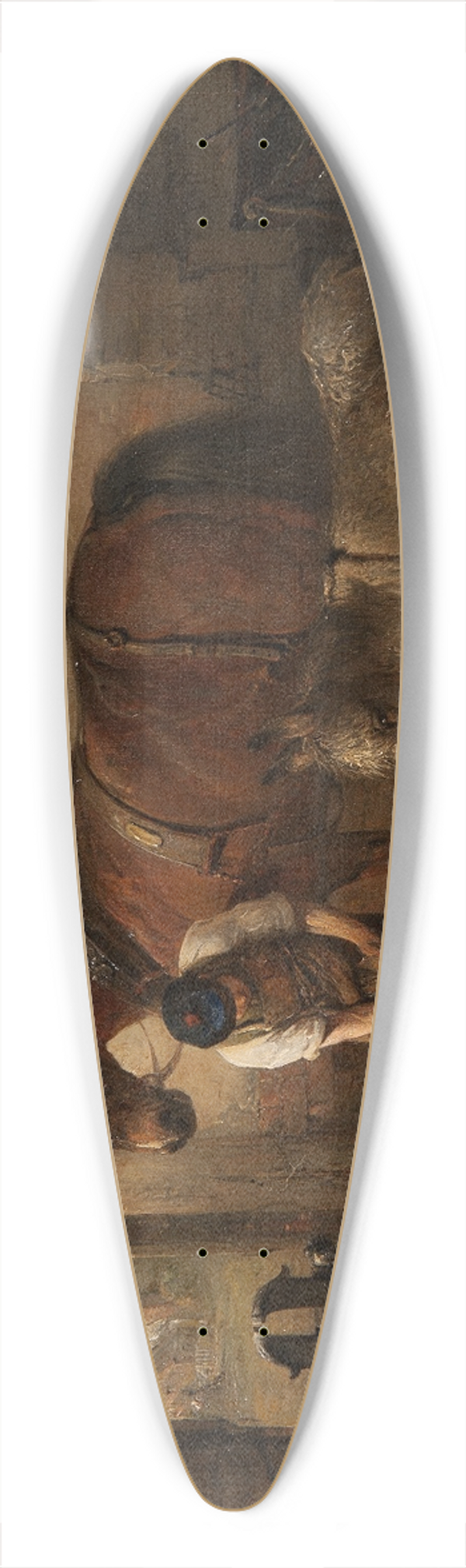 Edward Robert Smythe - A Farrier Shoeing A Plough Horse 39.3 inch art pintail longboard deck